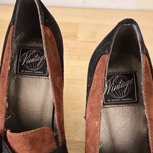 Vintage Jeffrey Campbell *JENETTE* Wedges, Size 9. Gently used. Gorgeous!!! - Picture 10 of 12